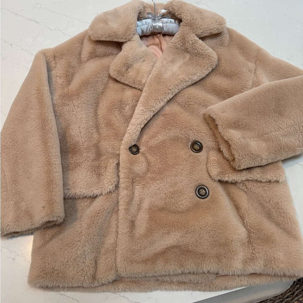 Free People Faux fur coat